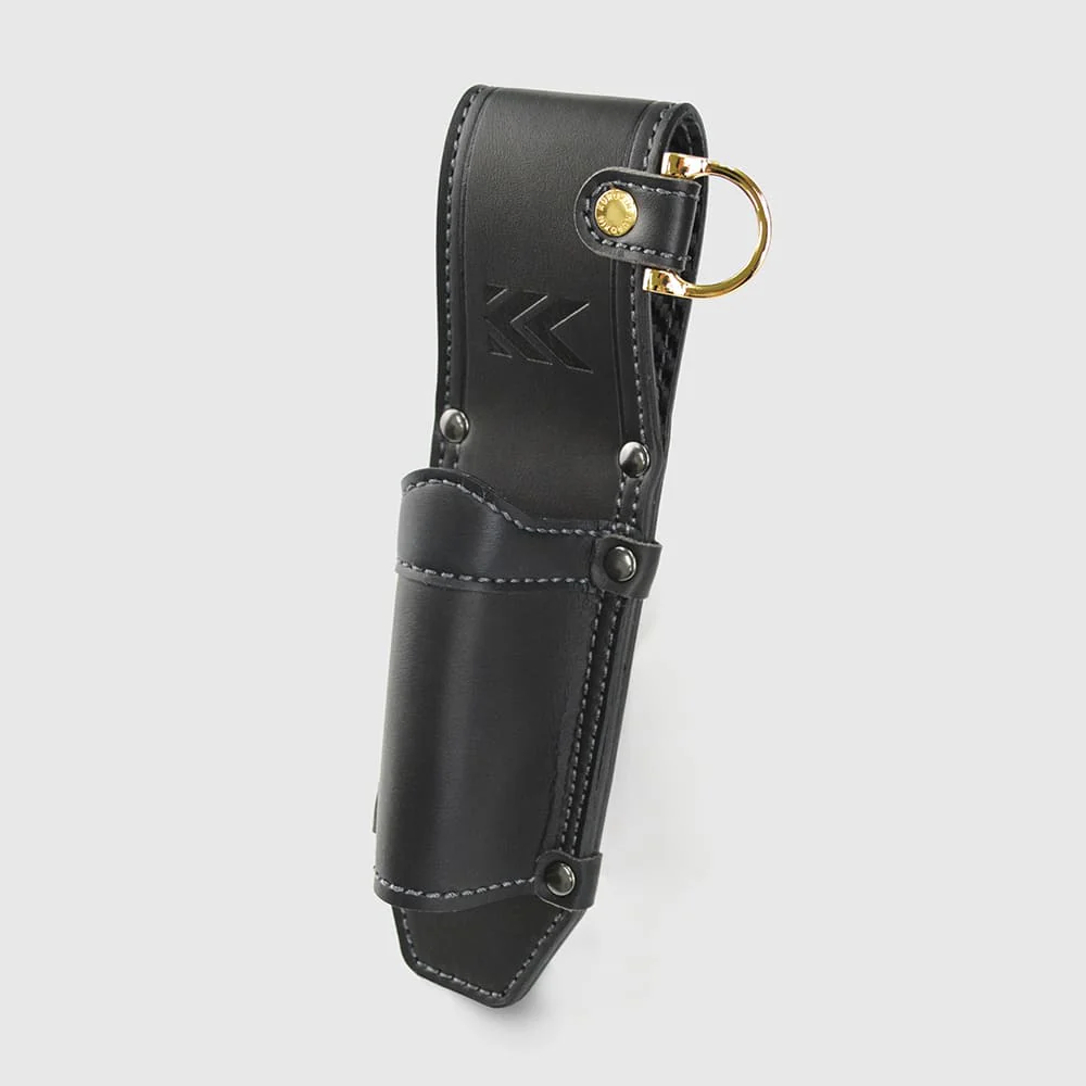 フジ矢(AH-41BG)シノラチェホルダー(黒金)LIGHT PU LEATHER SERIES