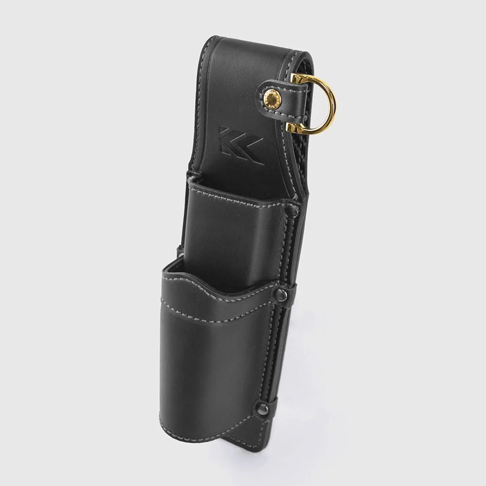 フジ矢(AH-42BG)シノラチェホルダー2段(黒金)LIGHT PU LEATHER SERIES