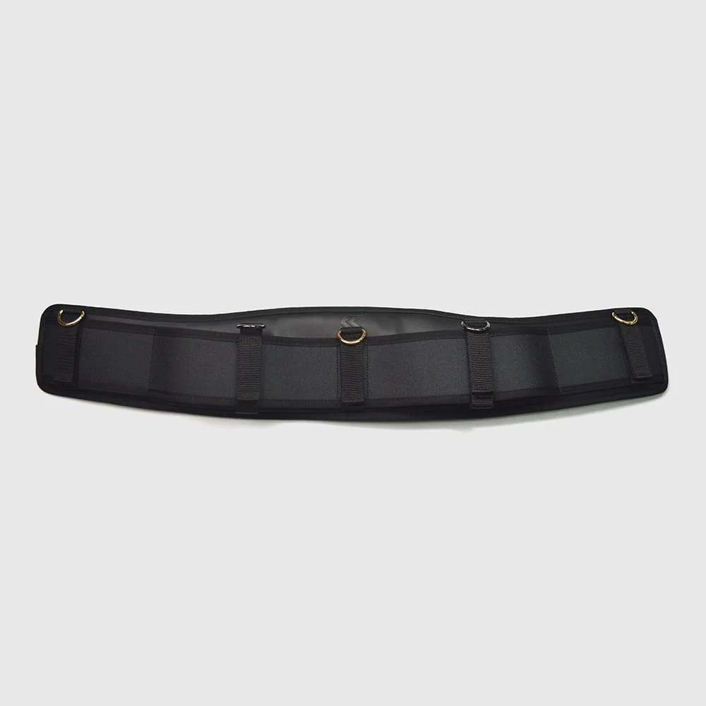 フジ矢(ASB-01MBG)サポートベルトMサイズ（黒金）LIGHT PU LEATHER SERIES