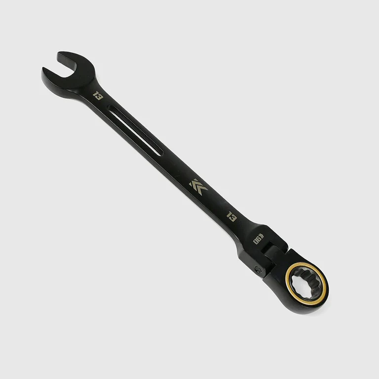 フジ矢(CWL-13-BG)首振りラチェットコンビネーションレンチ13mm 黒金