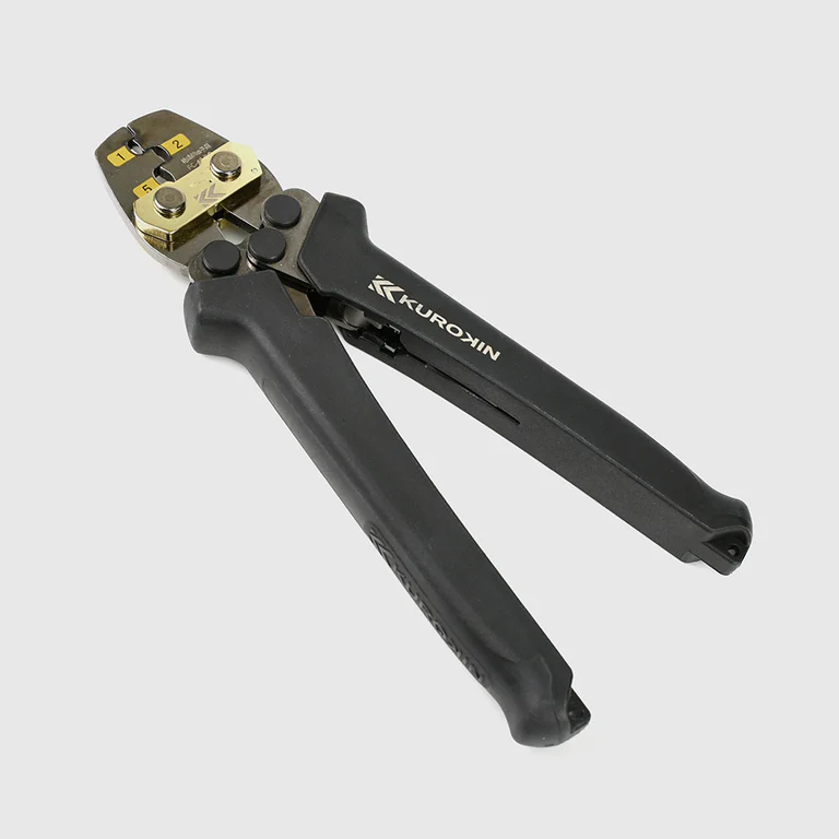 フジ矢(FC-45-BG)圧着工具（絶縁被覆付閉端接続子用・黒金）