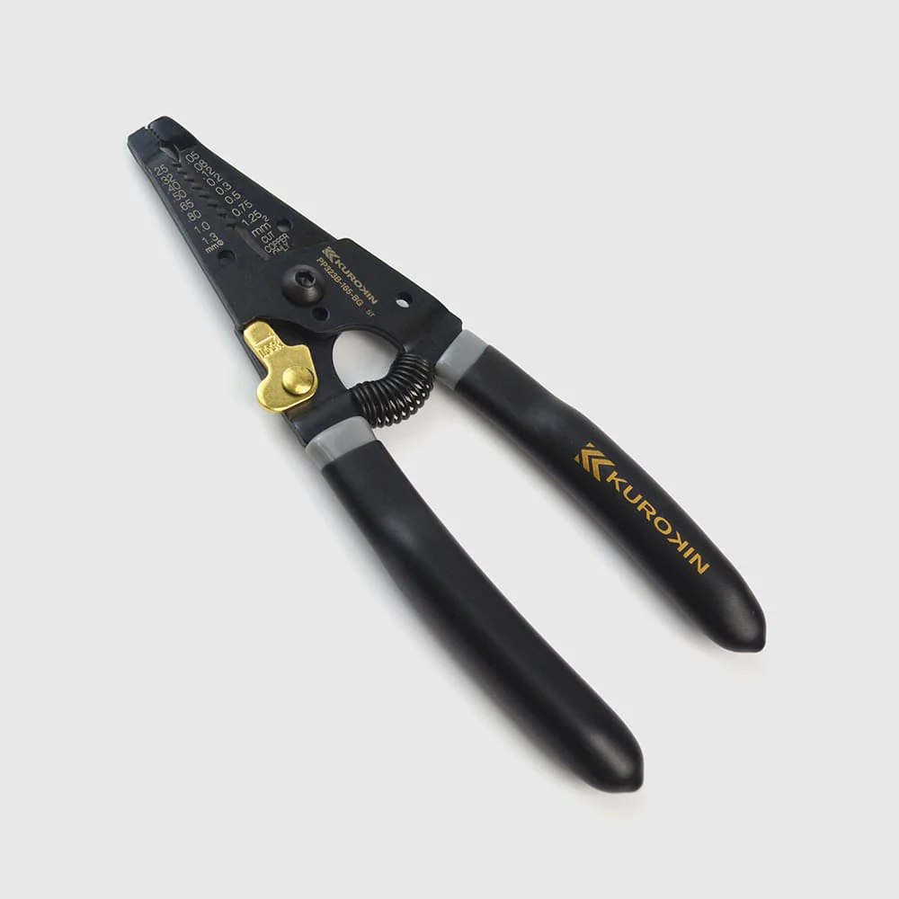 フジ矢(PP323B-165-BG) ワイヤーストリッパ　B型（黒金）