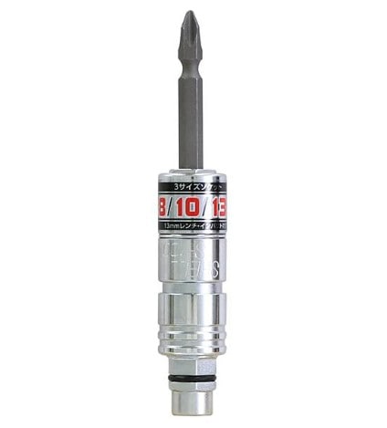 S-tool(ST8-1013)3サイズ差替ソケット　　(8・10・13mm)