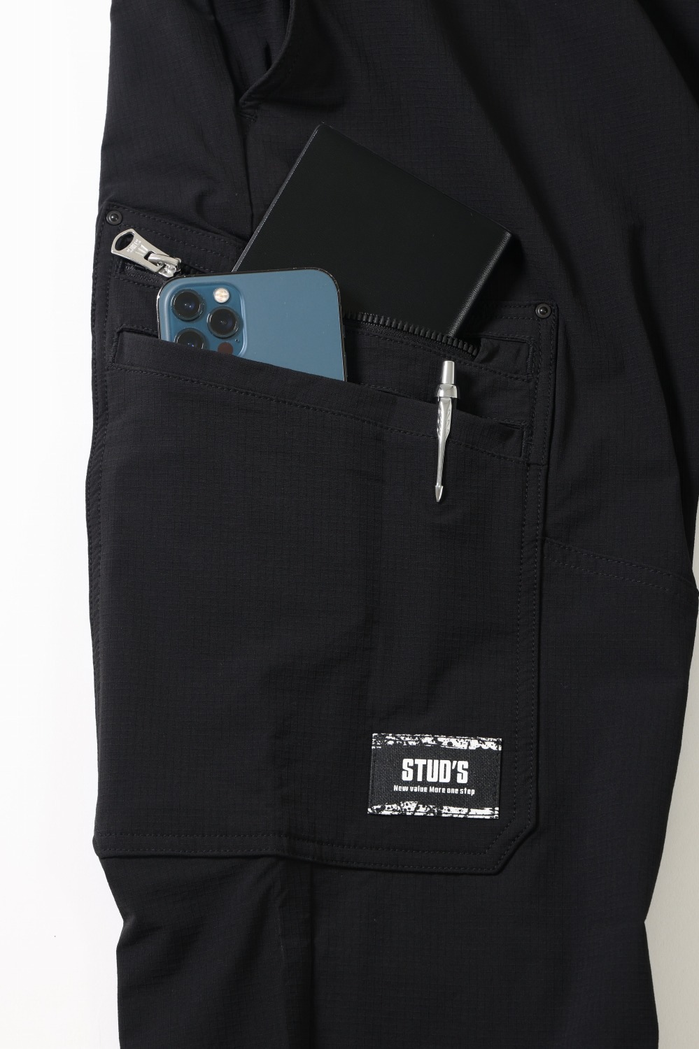 STUD'S(S2218)CORDURA 縦横ストレッチカーゴパンツ
