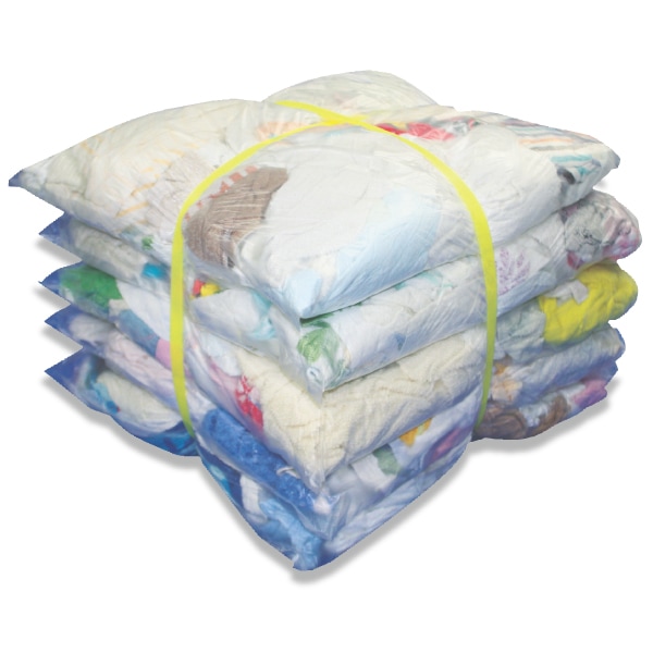 タオルウエス(リサイクル生地)　10kg梱包 [簡易包装]