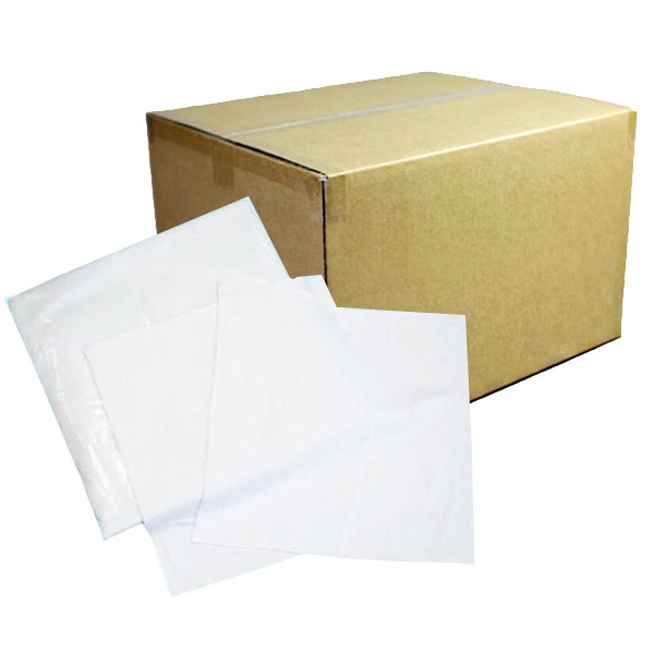 定型白メリヤスウエス(新品生地)縫目無 20kg/箱 [1kg×20袋]