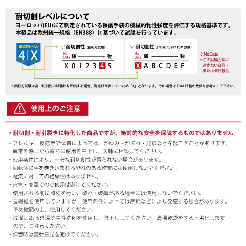 耐切創手袋 テガード TG-1103 1双セット