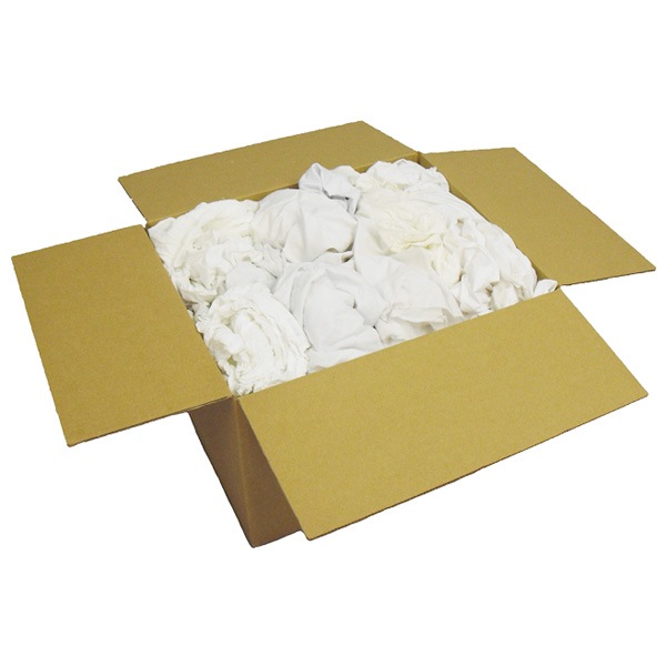 白ウエス(リサイクル生地)　10kg/箱