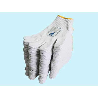 特紡軍手2本編白日本一 TWB600Y:約600g 1ダース(12双)/束 作業用
