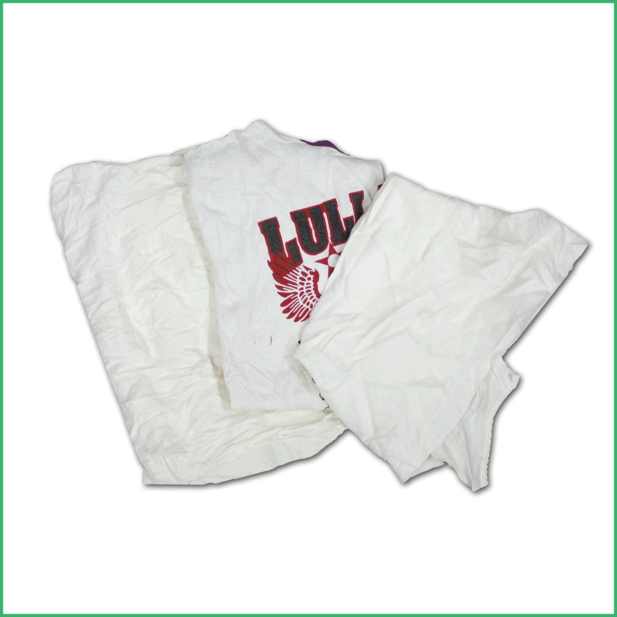 白メリヤスウエスエコノミー(リサイクル生地)　10kg梱包/2kg×5袋