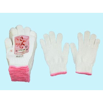 婦人用軍手 No.410さくら軍手:約500g 1ダース(12双) 作業用