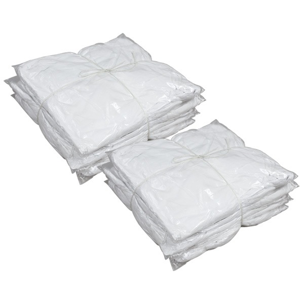 白メリヤスウエス(小)(新品生地)縫目無 10kg梱包/1kg×10袋