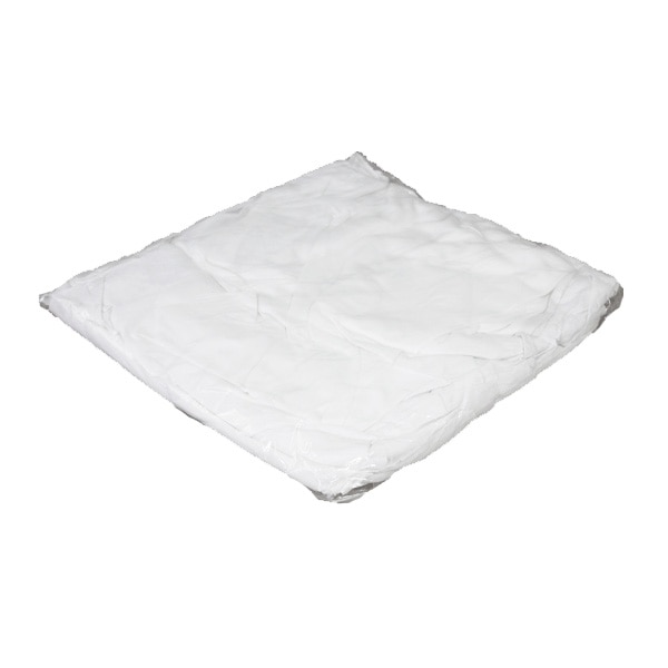 定型白メリヤスウエス(新品生地)縫目無 1kgパック