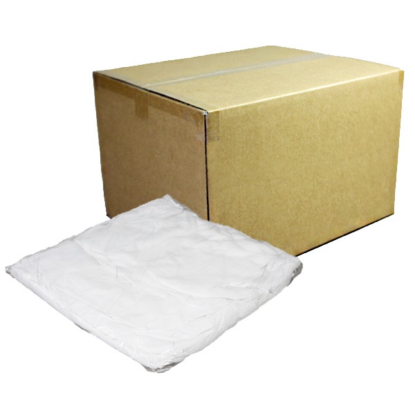 定型白メリヤスウエス(新品生地)縫目無10kg/箱[1kg×10袋]