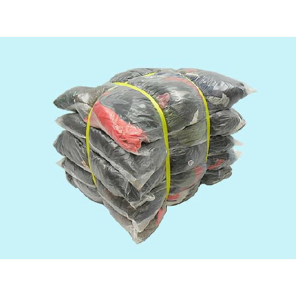 濃色厚メリヤスウエス(リサイクル生地) 40kg梱包(4kg×5袋×2梱包)