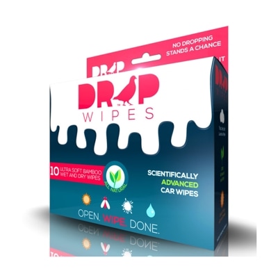 DROPWIPES 鳥のフン専用シート ドロップワイプス 10枚入|クロス・ウエス・ブラシ|洗車用品・コーティング剤・コンパウンド