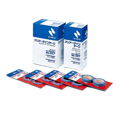 ニチバン クリアーラインテープ 直線用 No.557|ラインテープ|マスキングテープ・養生関連
