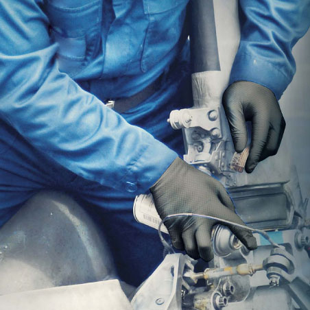 Grippaz グリッパーズグローブ 原田産業 ニトリルグローブ