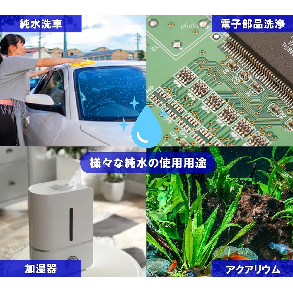 HydroCleanPRO イオン交換樹脂 （洗車用純水器用） 10L