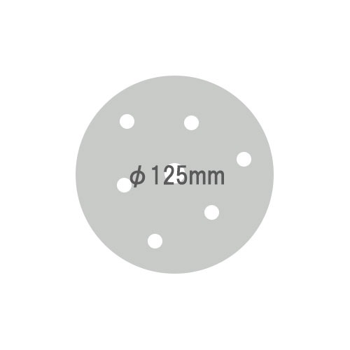 コバックス スーパーアシレックス ディスク 125mm P-9 穴あり 100枚