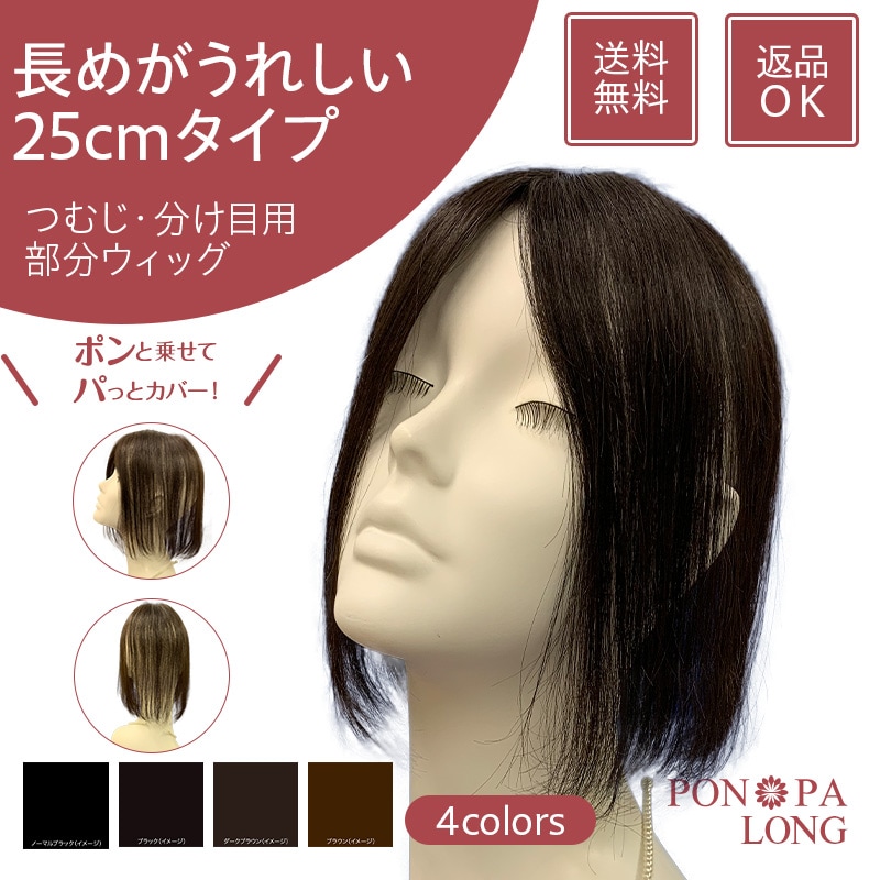 プロピアレディース 部分ウィッグ PON-PA LONG（ポンパ ロング