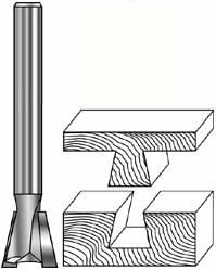 12.7mm アリ溝ビット（軸径1/2、角度14度）
