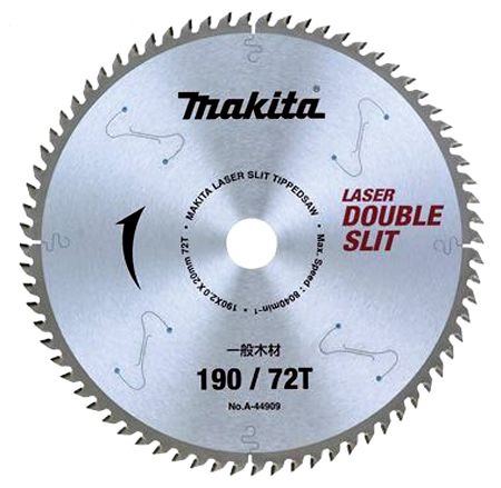 チップソー（ダブルスリット・一般木材用）外径190mm×刃数72 マキタ電動工具