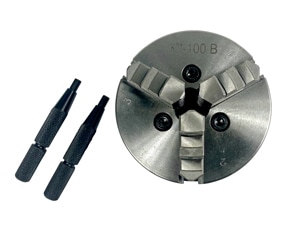 山戸製作所 三ッ爪スクロールチャック 100mm（N型外爪専用）