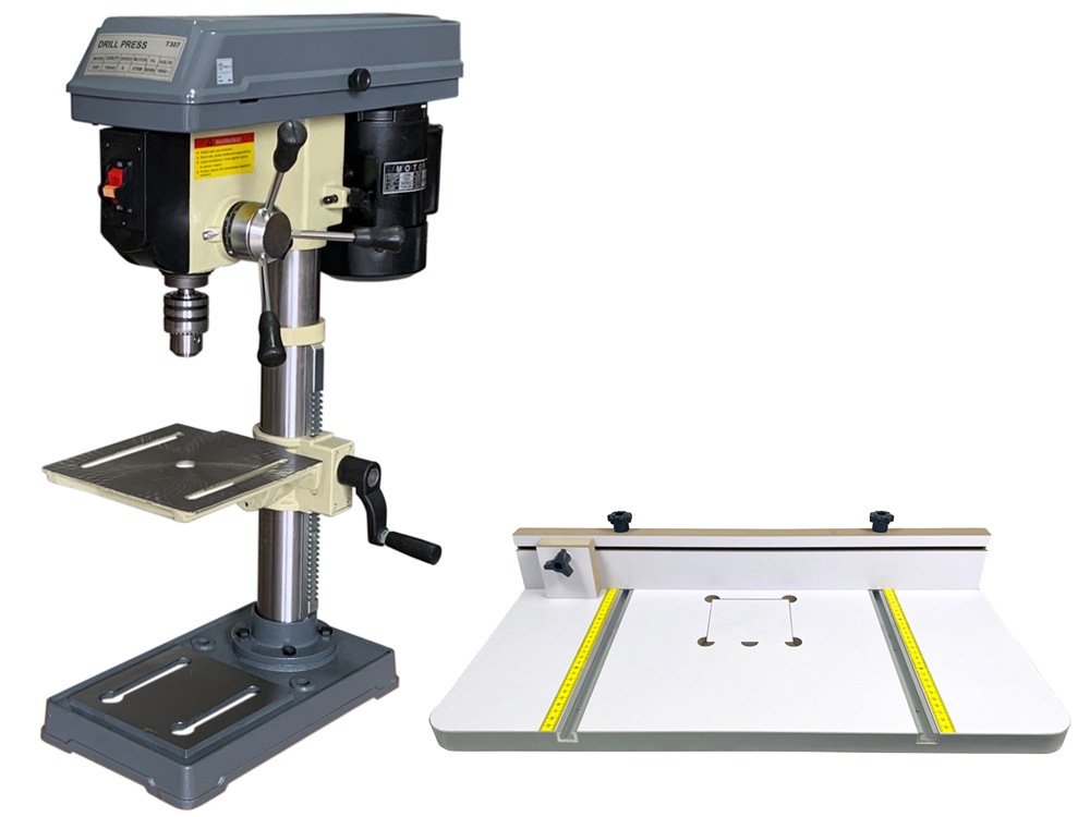 トライパワー 卓上ボール盤 TR-307ED＋ボール盤テーブル | 卓上