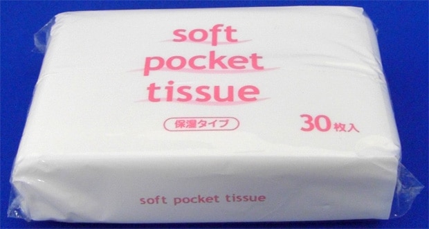 1DAYやわらかポケットティッシュ30W 50個入