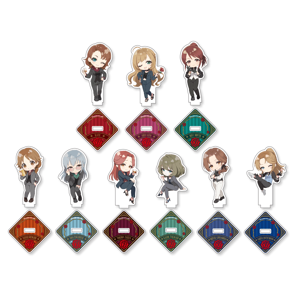 ハンドレッドライン　ハンドラ　ミニキャラアクリルスタンド　15体セット ハンドレッドライン ハンドラ ミニキャラアクリルスタンド 15体