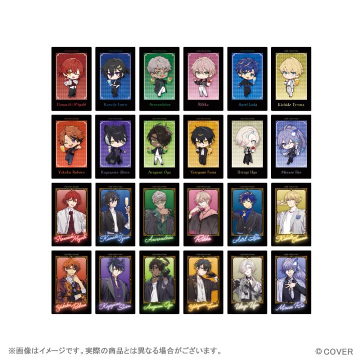 ホロスターズ『CLUB HOLOSTARS』トレーディングフォト風カード