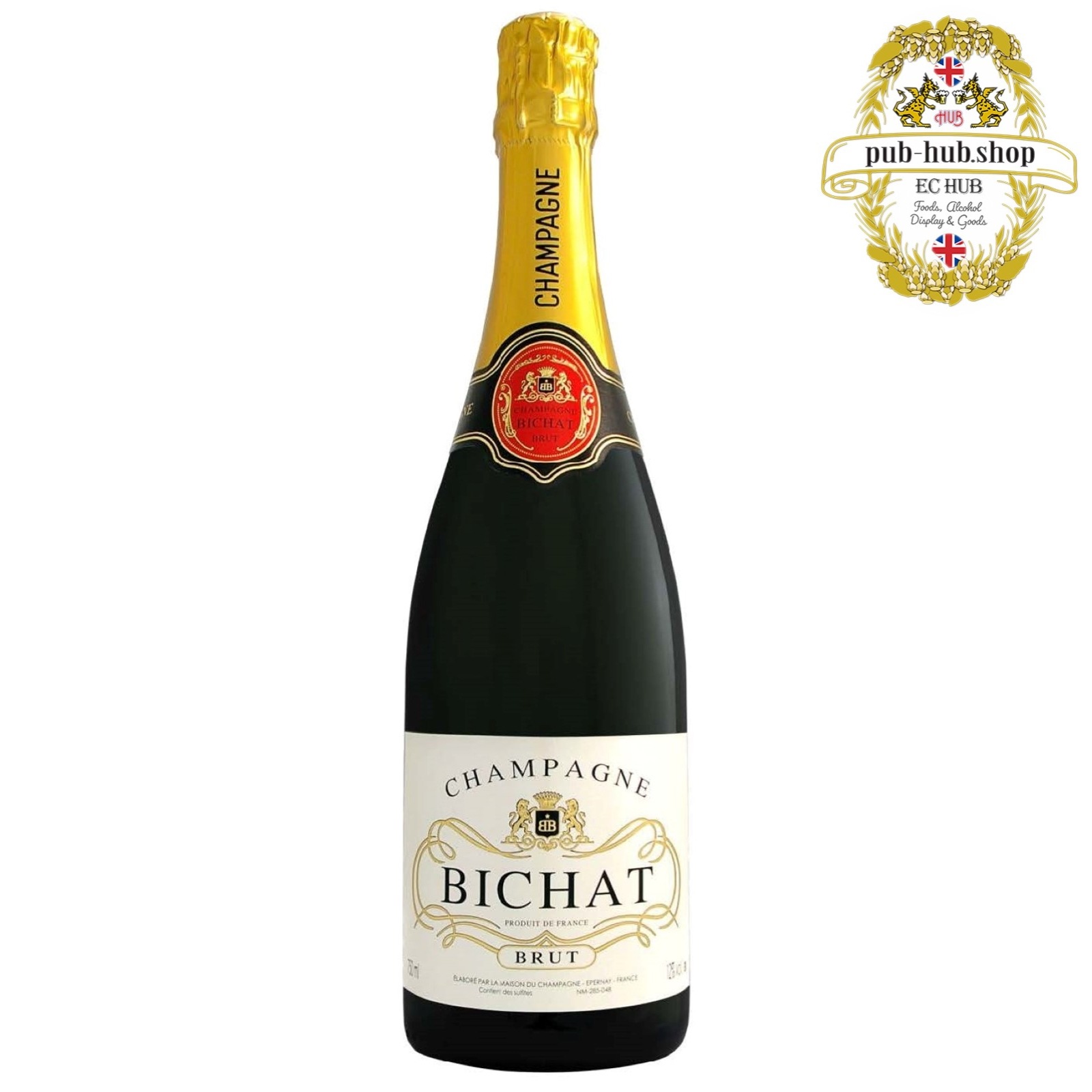 シャンパーニュ Bichat ブリュット 750mlボトル Echub Hubクラフト Liquor Br 冷蔵 常温酒類 シャンパン Echub Pub Hub Shop