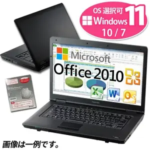 正規 Microsoft Office Personal 2010 ノートパソコン 店長おまかせ Windows11/10/7 OS選択可 東芝 富士通 NEC DELL HP等 Celeron以上 