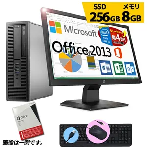 正規 Microsoft Office Personal 2013  デスクトップ パソコン 液晶セット 第4世代 Core i7 信頼の品質と安心サポート 店長おまかせ Windows11/10 O