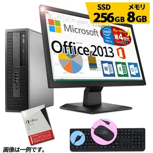 正規 Microsoft Office Home and Business 2013 デスクトップ パソコン 液晶セット 信頼の品質と安心サポート 第4世代 Core i5 店長おまかせ Window
