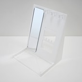 ミラー付きアクセサリースタンド