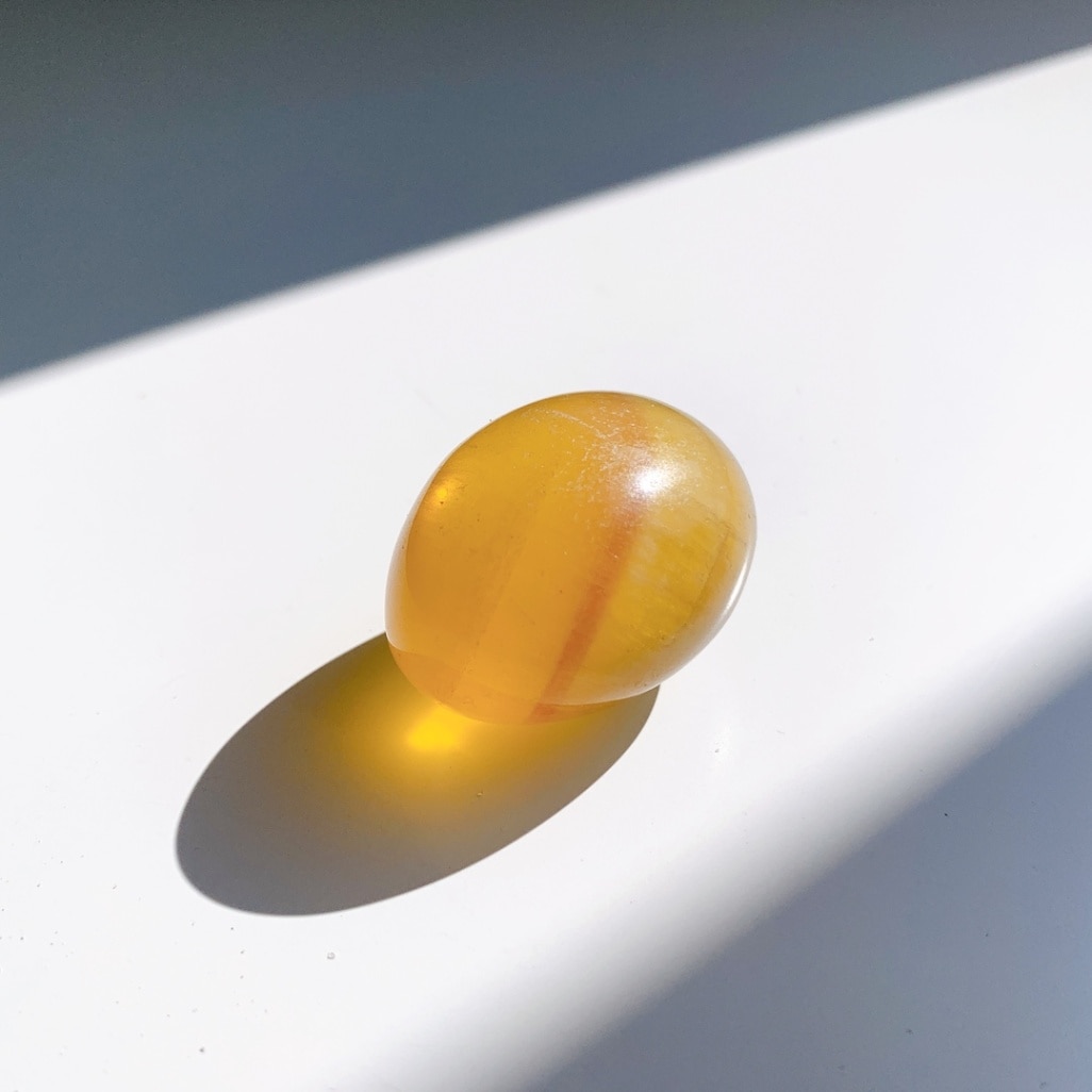 イエローフローライト タンブル