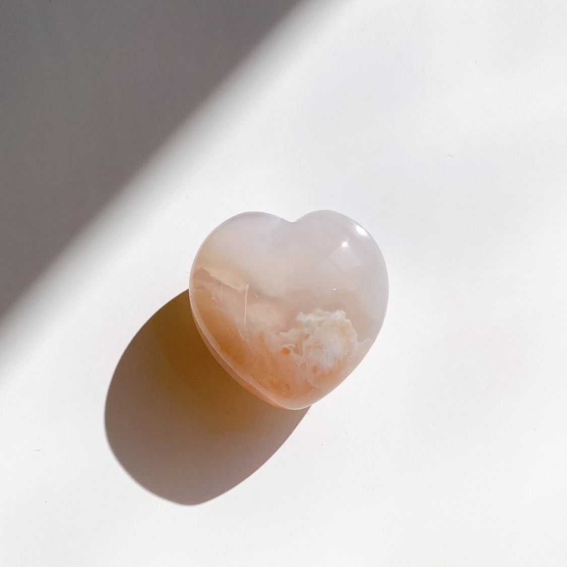 さくらアゲート ハート型 小