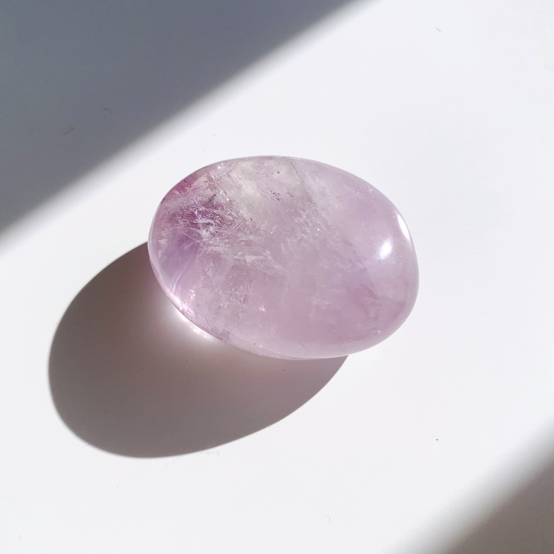 ラベンダーアメジスト(シバリンガムの形) タンブル