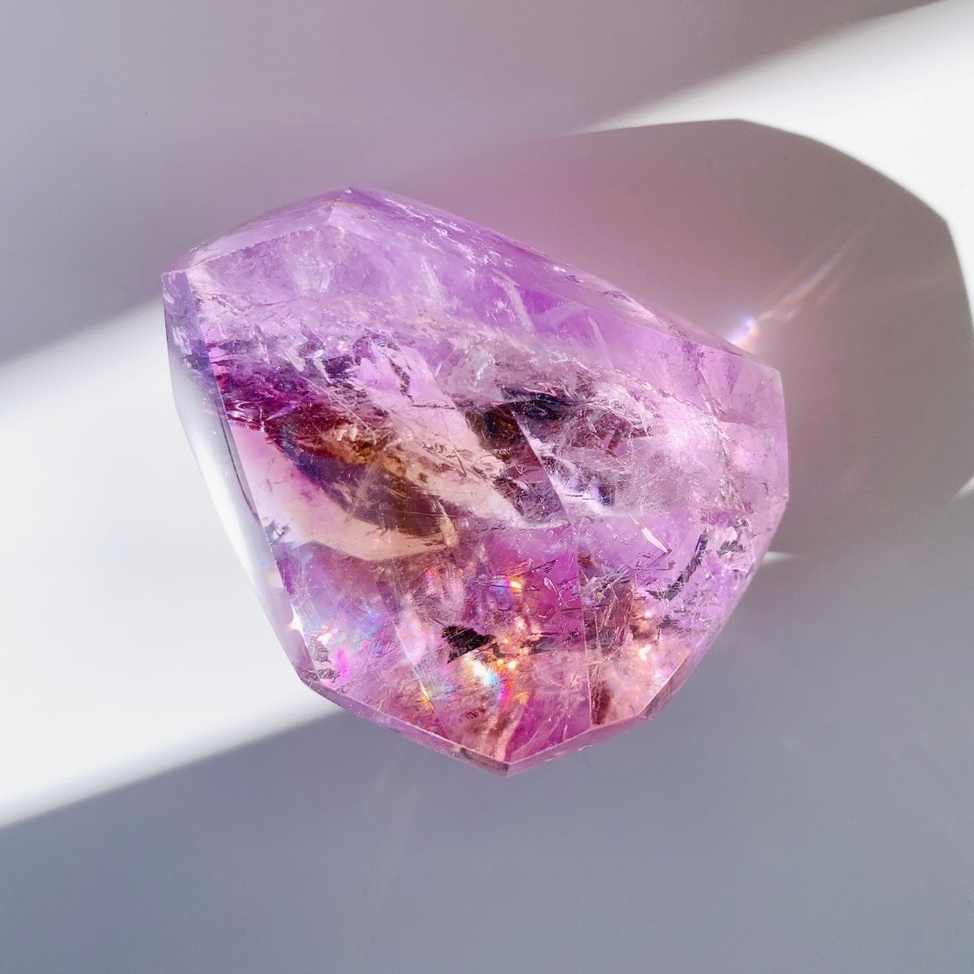 レインボーアメトリン ラフカットポリッシュ