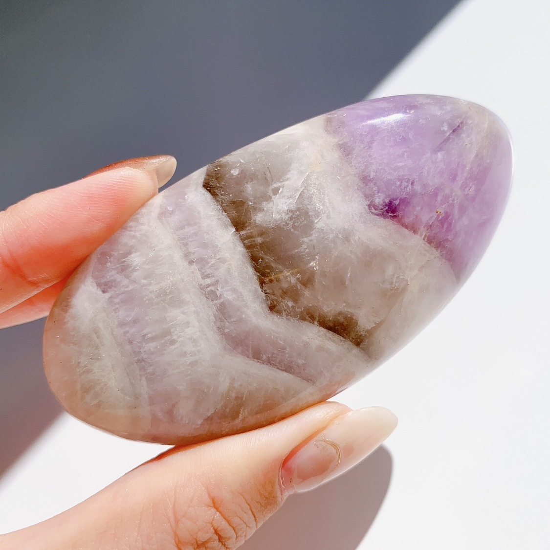 アメジスト にぎり石
