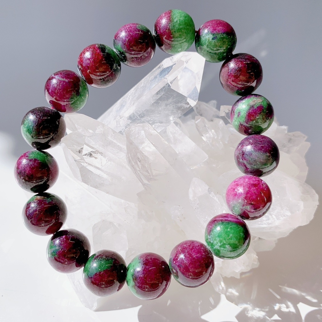 ルビーインゾイサイト ブレスレット