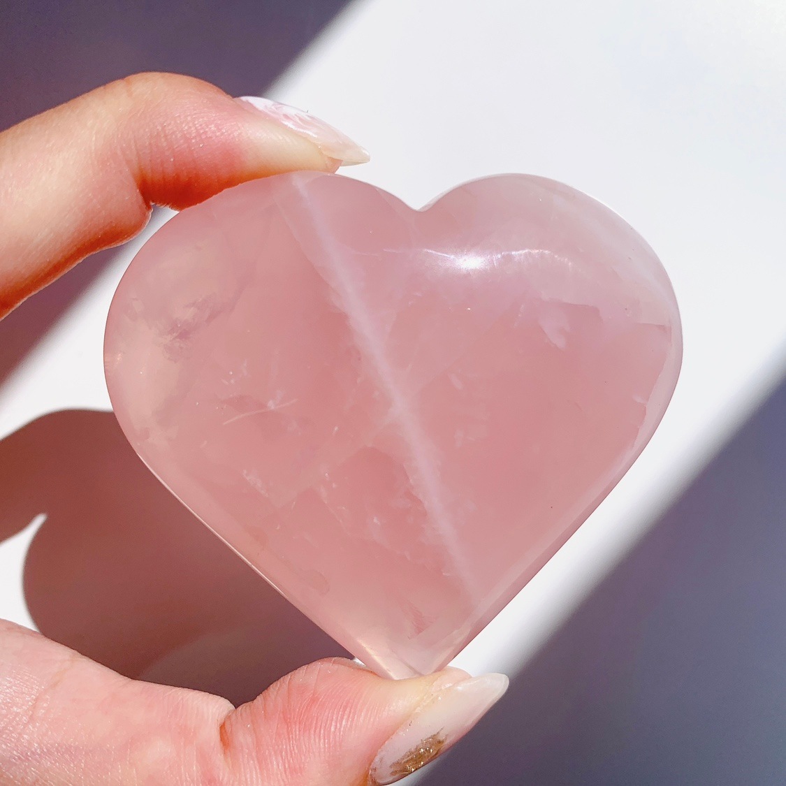 ローズクォーツ ハート型