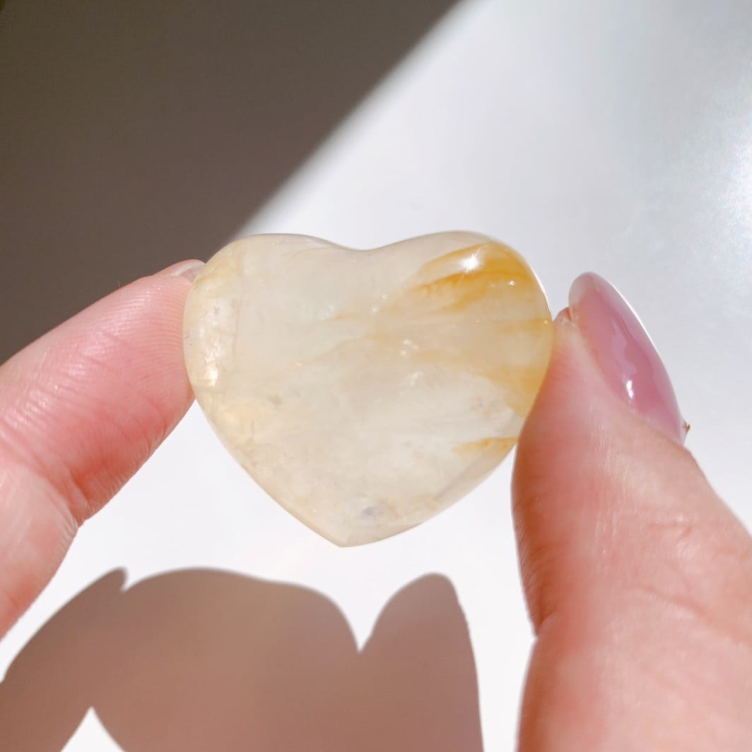 リモナイト水晶 ハート型 小