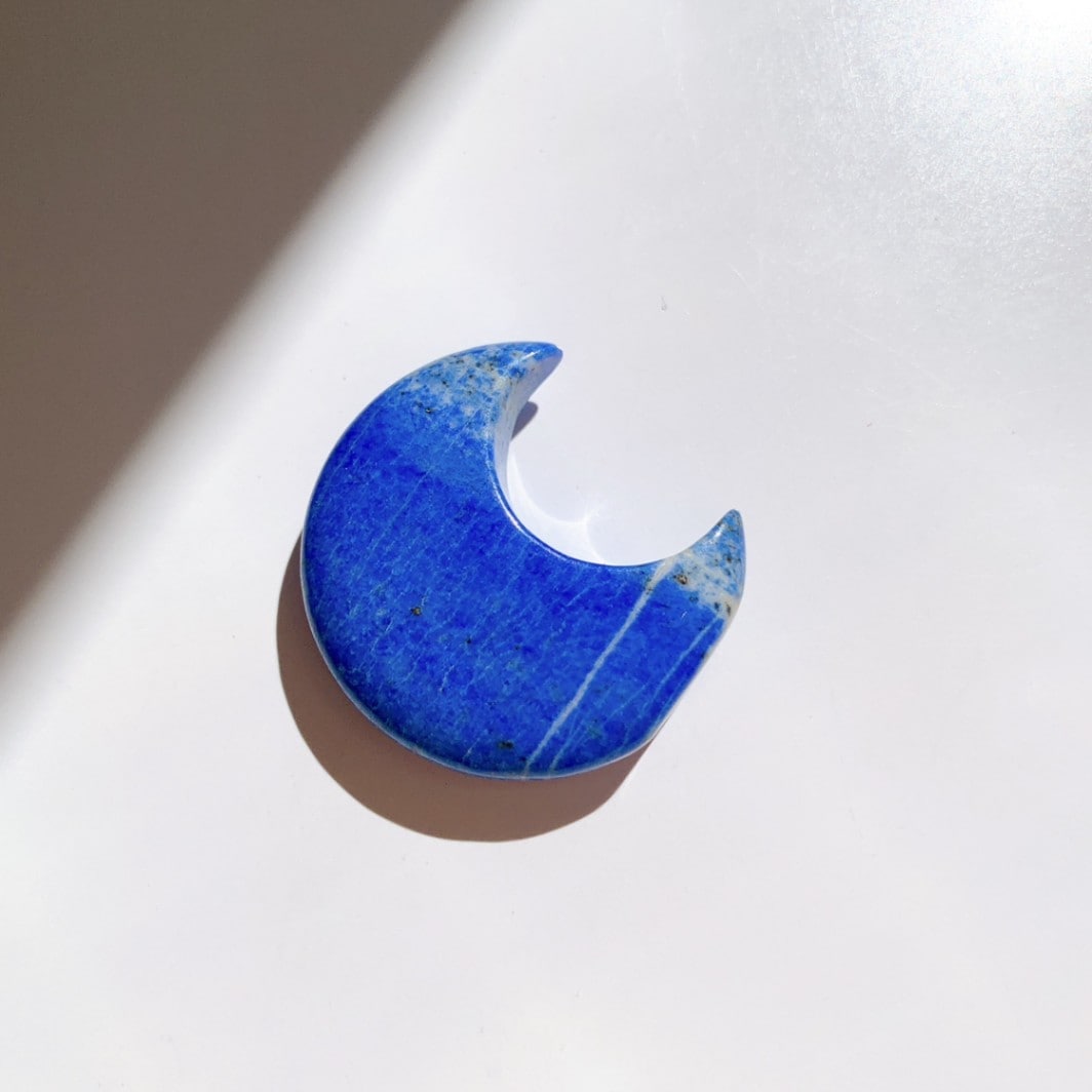 ラピスラズリ 月型 小