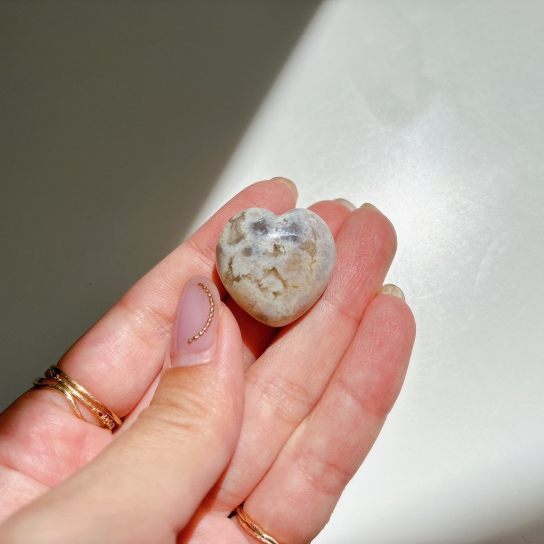 さくらアゲート ハート型 小