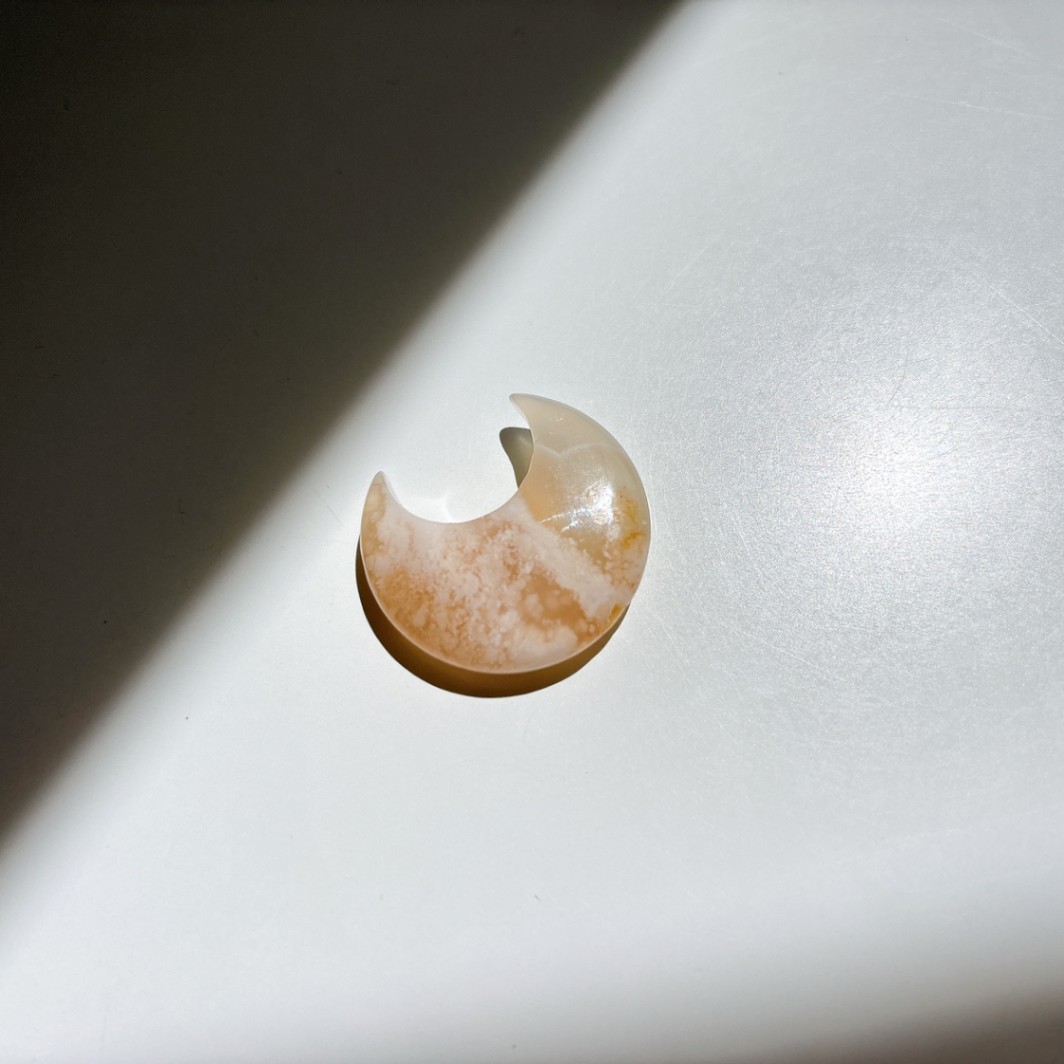 さくらアゲート 月型 小