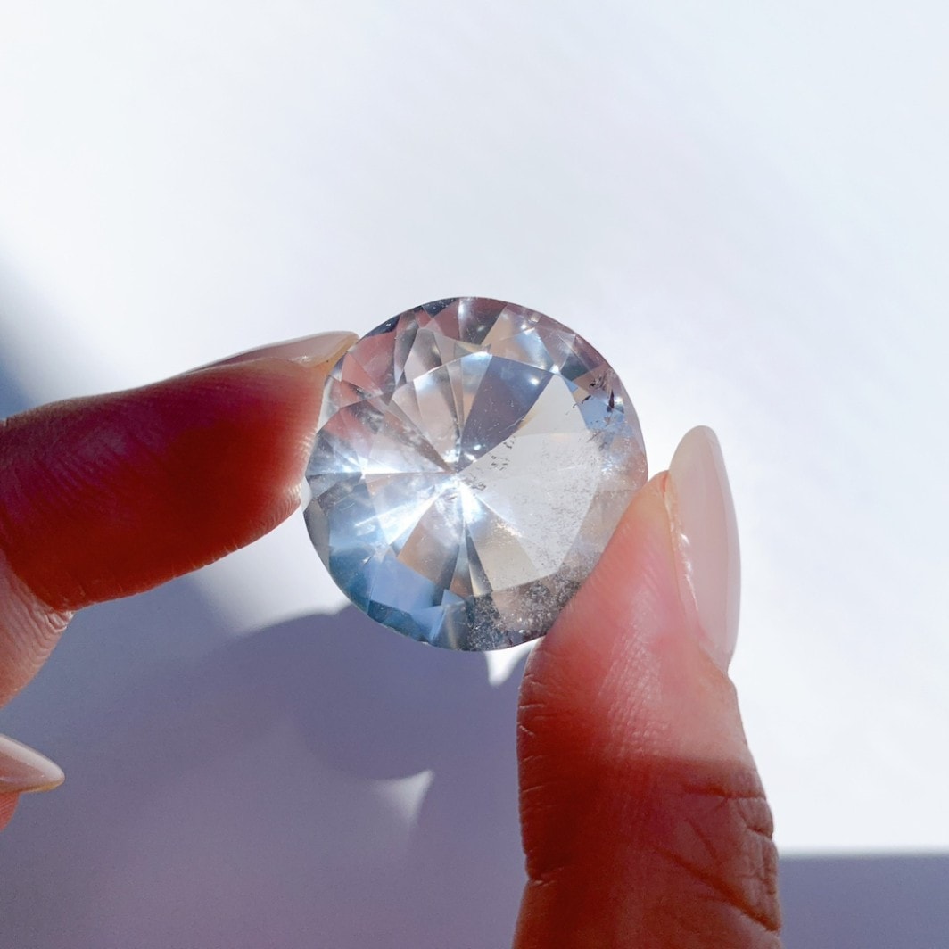 レムリアン水晶 ダイヤモンドカット