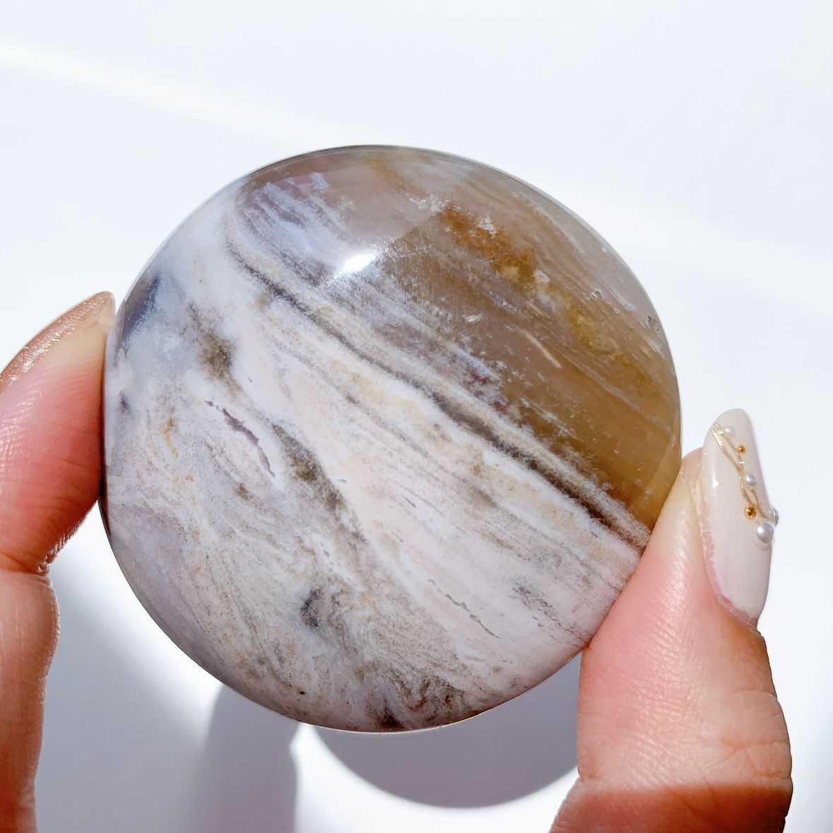 A】レア✴︎キラキラ結晶 ☆ オーシャンジャスパー パーム